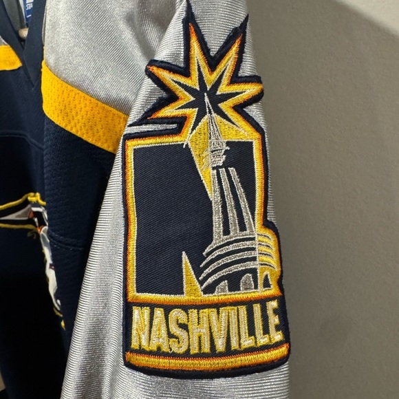 Vintage Nashville Predators Starter NHL Hockey Jersey - Picture 10 of 11